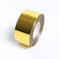 Roll of electrochemical aluminium hot foil stamping paper for leather and plastic branding.