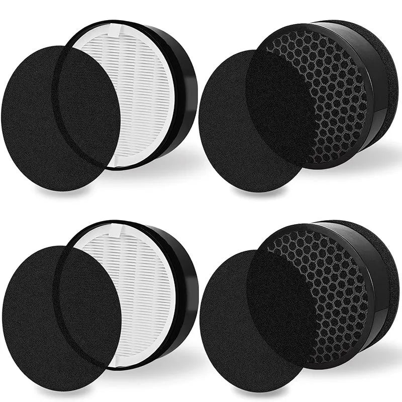 Levoit LV-H132 compatible replacement air purifier filter and pre-filter cotton.