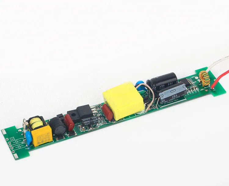 Aluminium LED strip work light with tempered glass cover and long cable for CNC machine mounting.