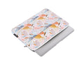 White PU leather waterproof laptop inner bag or sleeve for 14 inch computers.