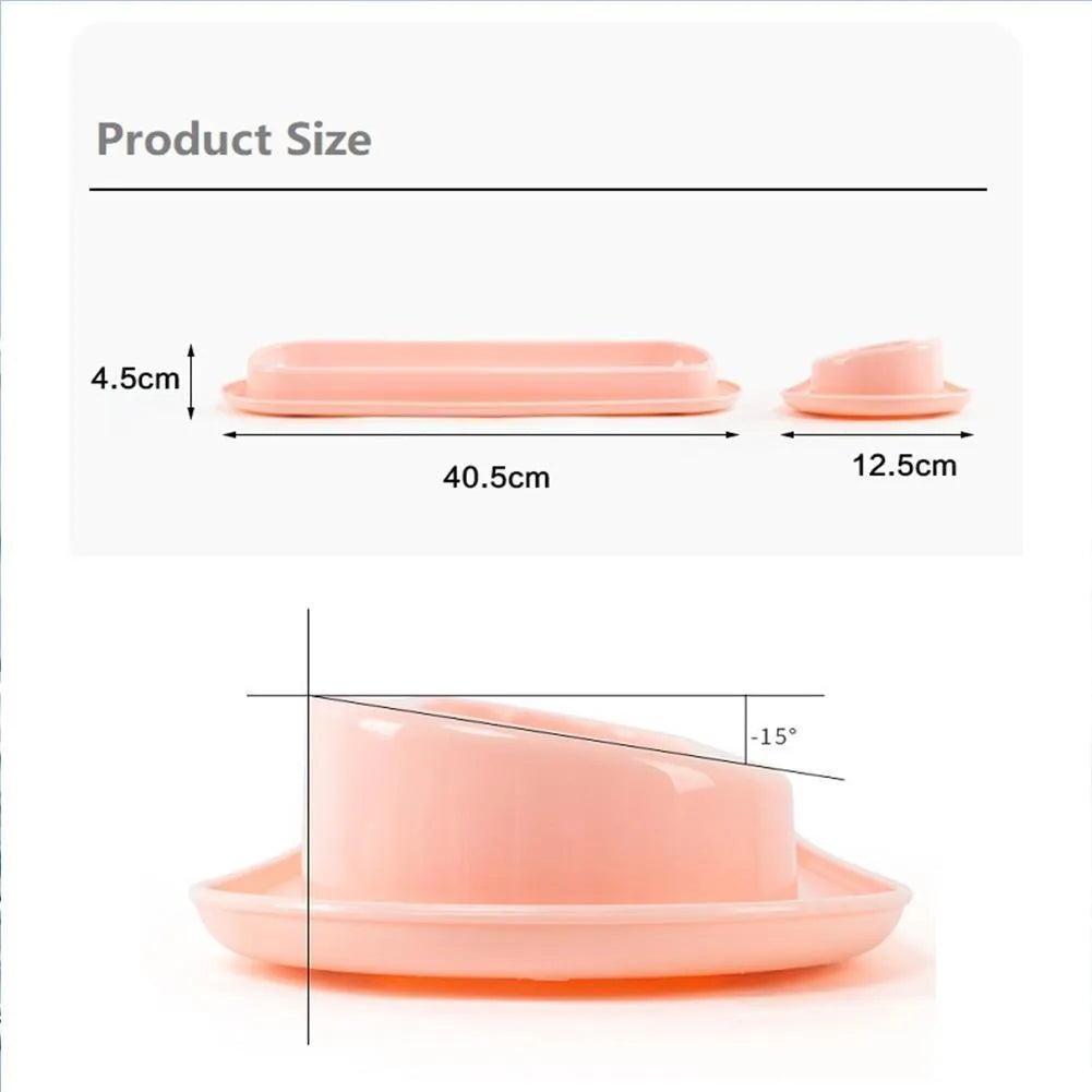 Green leakproof pet bowl with stainless steel interior and non-slip silicone base for dogs and cats.