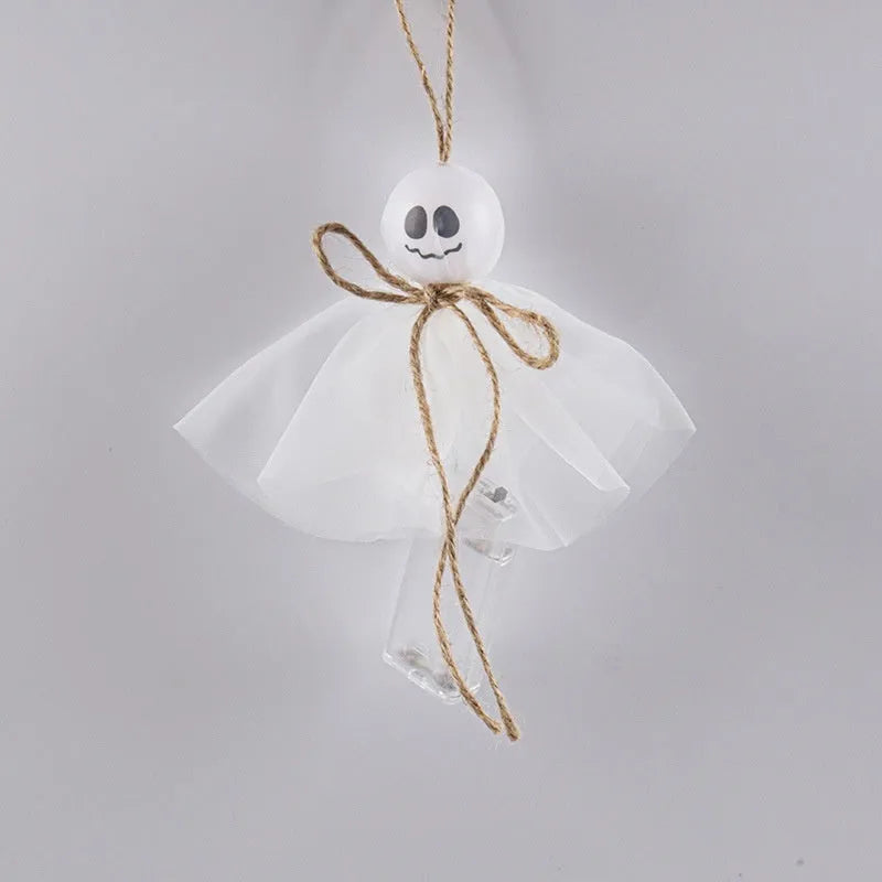 Halloween ghost LED lighting chain with colourful lights for venue decoration