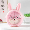 Cartoon children's singing alarm clock with night light in blue or pink colours