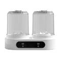 White double bucket mini underwear washing machine with USB power port and mechanical timer