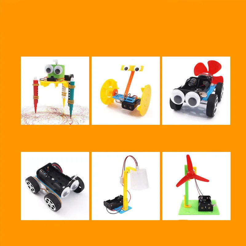 DIY puzzle assembling building blocks science experiment teaching aids measuring 29x22x4cm