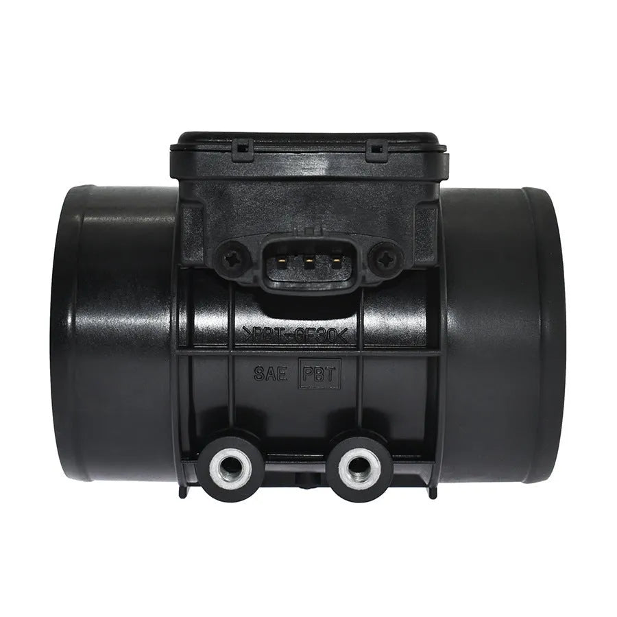 Black plastic air flow meter component for vehicle engine management systems