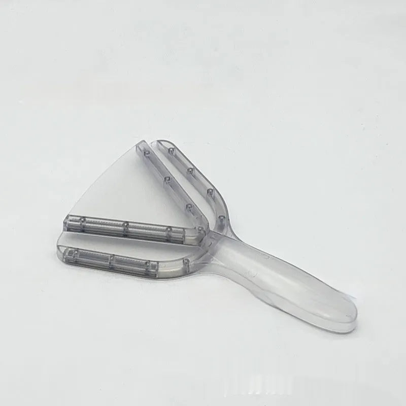 Adjustable telescopic manual bottle opener in red ABS plastic with non-slip handle.