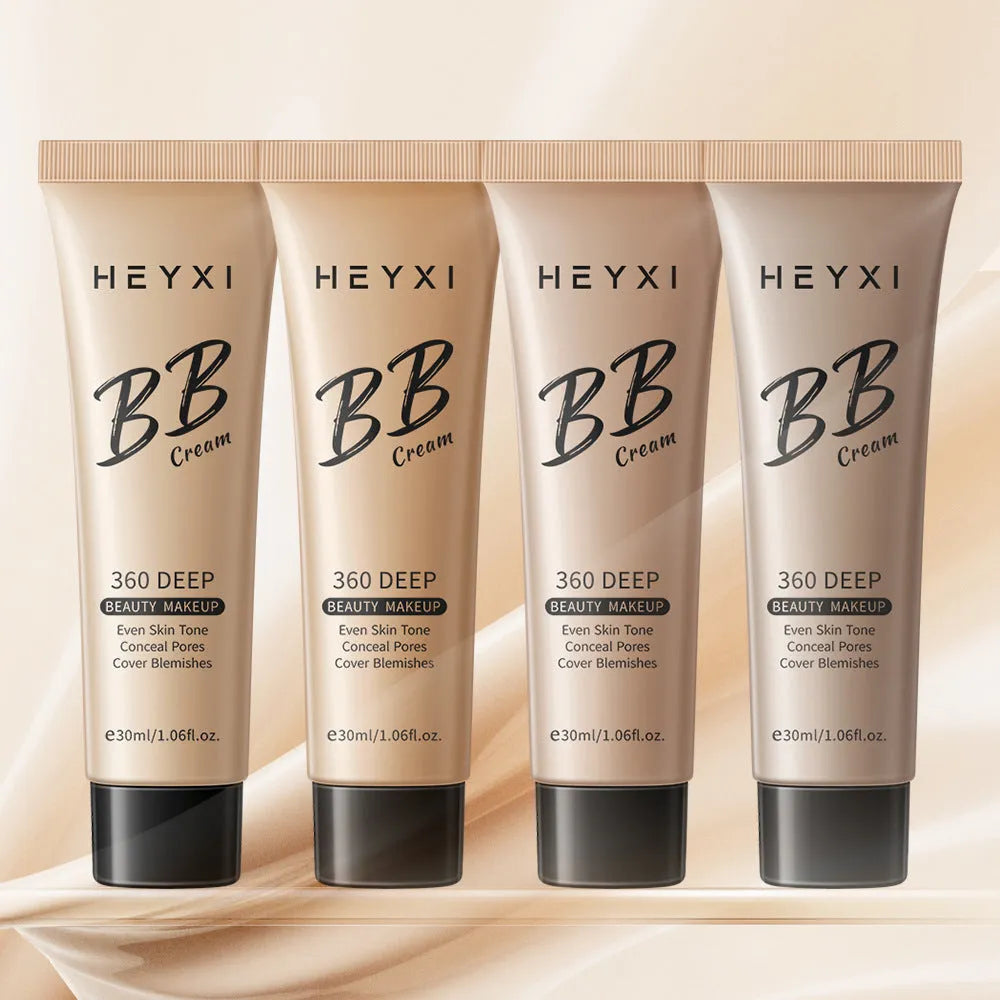 Waterproof BB cream in four shades with skin care benefits