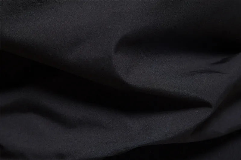 Men's slim-fit casual thin jacket in solid colour on a hanger.