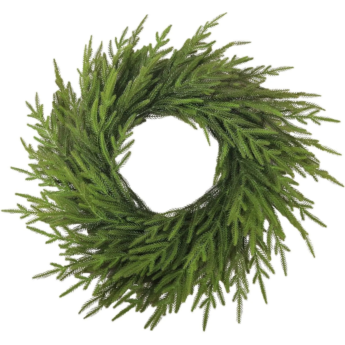 Plastic PE front door garland with 60cm length and American country styling