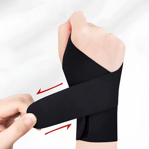 Adjustable athletic wristguards for badminton tennis volleyball in black and skin colour variants