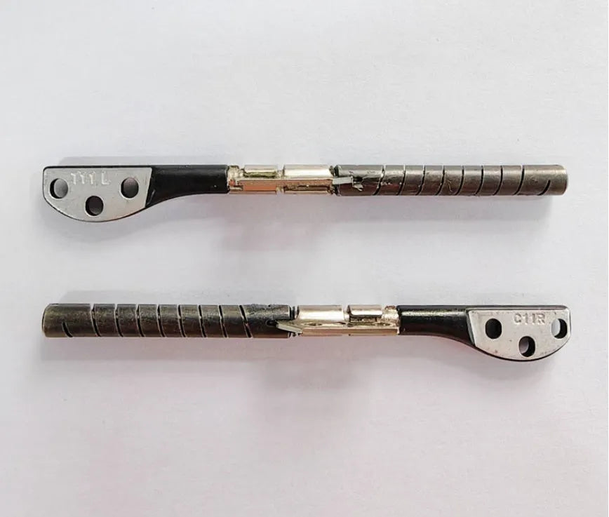 A1286 rotating shaft replacement for MacBook Pro 15-inch laptop hinge repair with foam packaging