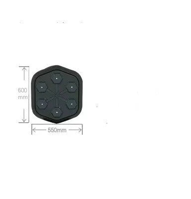 Black smart music boxing machine with EVA surface and Bluetooth connectivity for home fitness training