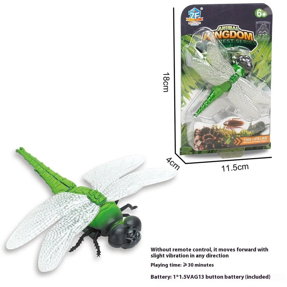 Electric vibration brush pet toy simulating crawling insect with motorised movement