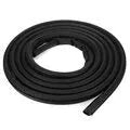 Black rubber sliding door seal for Toyota Hiace high roof, 5-metre length