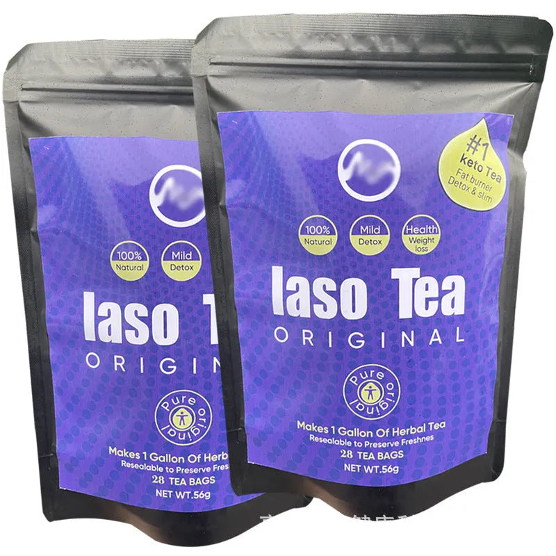 Single bag of sugar-free instant slimming tea utilising cold soaking food technology