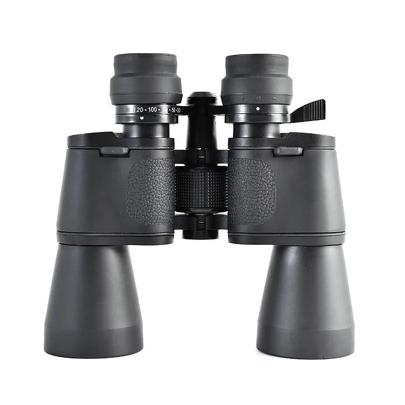 Outdoor telescope binoculars with continuous 20-120x zoom and 100mm objective lenses