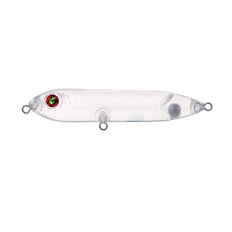Transparent 9.5cm DIY fishing lure blank body for custom bait making
