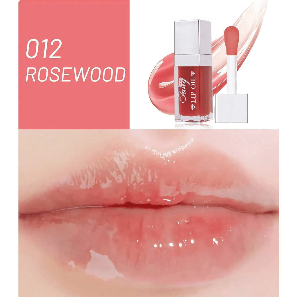 Bright Lip Gloss Mint Lipstick in five colour options with moisturising effect.