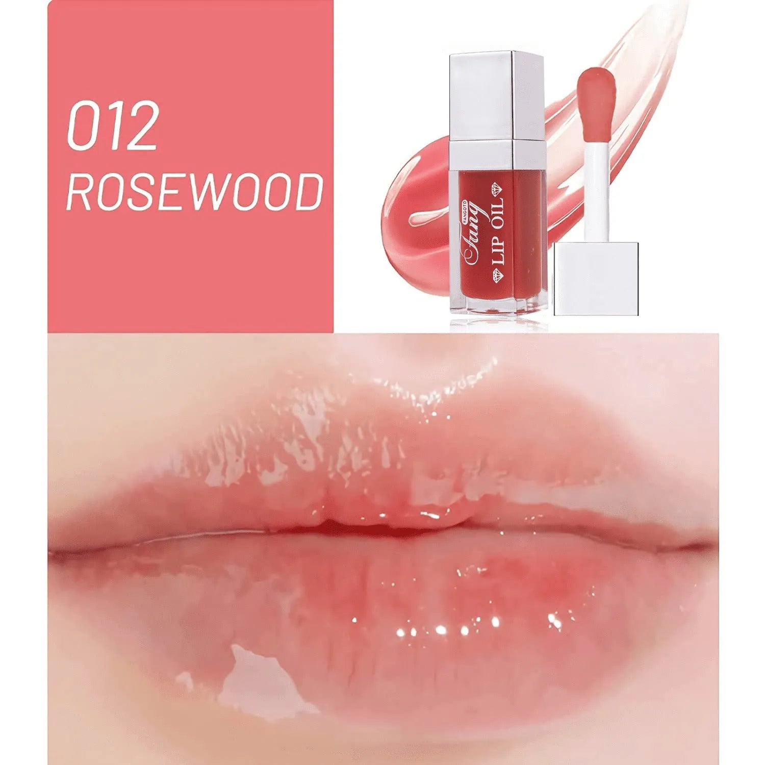 Bright Lip Gloss Mint Lipstick in five colour options with moisturising effect.