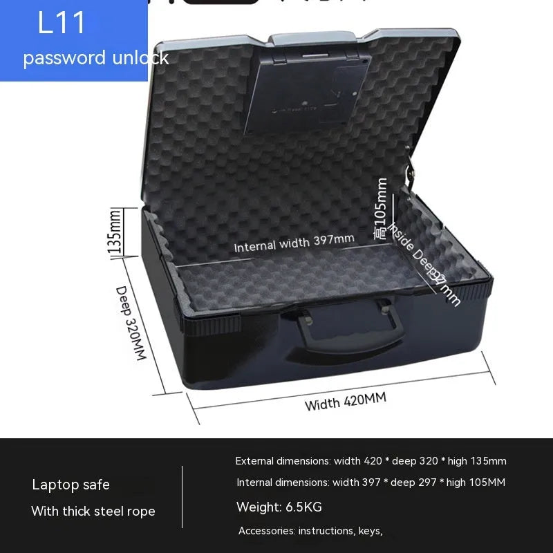Portable L12 mechanical password safe with 6500G lock in youjingang construction