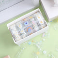 Five rolls of transparent decorative adhesive tape with Midsummer Daisy pattern for diary decoration