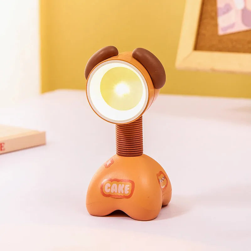 Creative DIY cartoon magnetic desktop night lamp in various colours with adjustable lighting