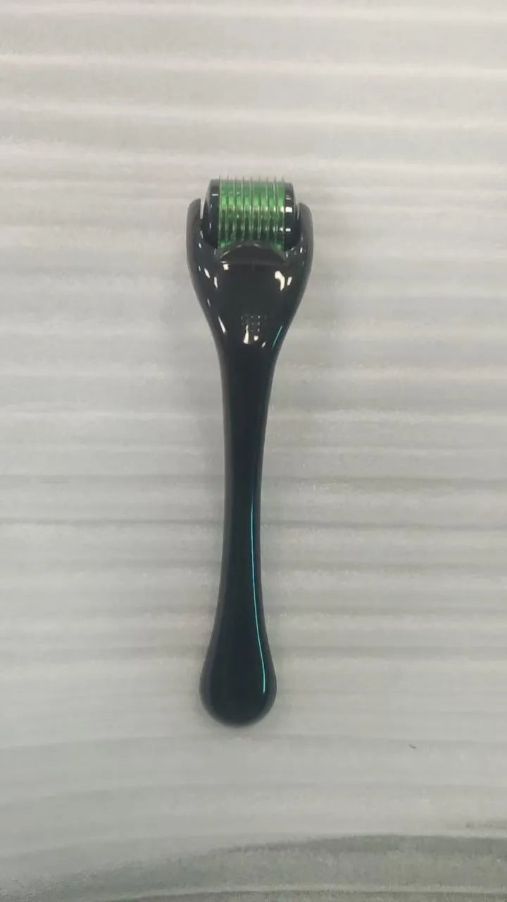 540 micro needle roller derma tool in assorted colours with choice of needle sizes 0.2mm, 0.25mm, 0.3mm.