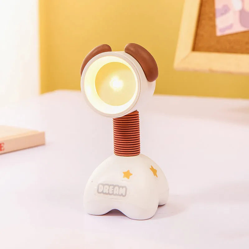 Creative DIY cartoon magnetic desktop night lamp in various colours with adjustable lighting