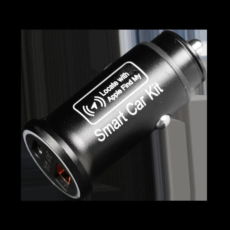 Black car charger GPS locator setting instrument with ABS plastic case