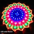 Christmas Festival outdoor decorative string lights with multiple coloured designs including peacock lamp, love heart, sunflower, and star shapes