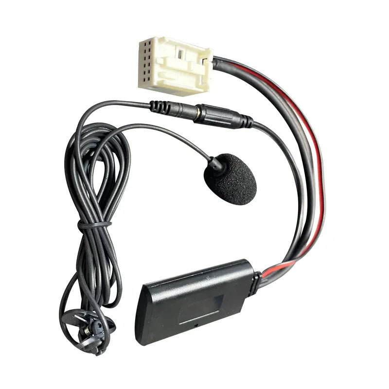 Bluetooth audio adapter cable for Citroen and Peugeot car stereos with RD4 units.