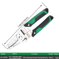 Stainless steel 7-in-1 wire stripper tool with two-colour ABS handle for 0.8mm to 3.2mm cables