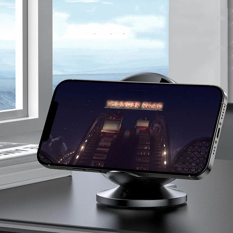 XC-11 wireless phone charger holder with Bluetooth stereo in black, blue, pink, or white colours