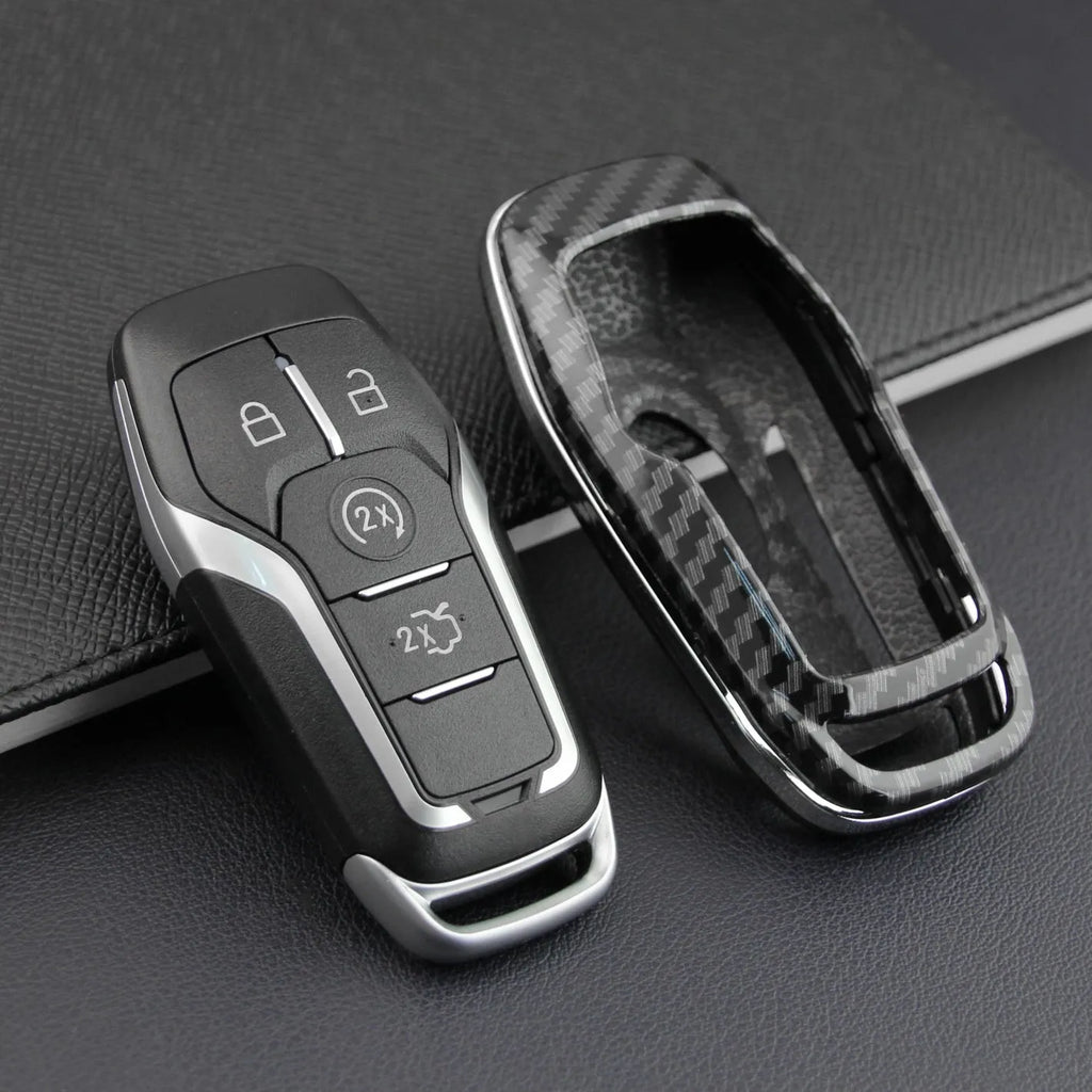 Plastic remote control protective shell for car keys shown in single shell colour.