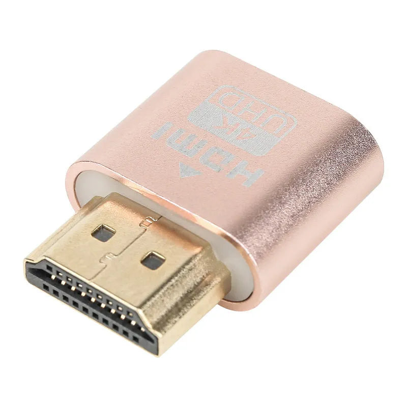 Graphics card HDMI virtual display adaptor with 26.5mm interface in multiple colour options