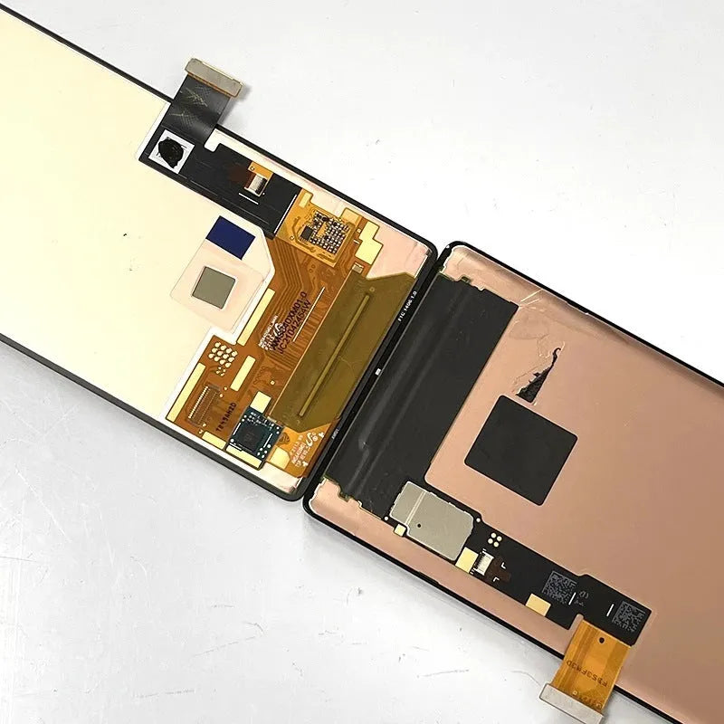 Pixel 6PRO LCD touch screen display assembly showing front display surface and connector details