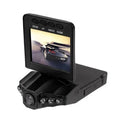 H198 HD car dashboard camera with infrared night vision lights and 2.4-inch screen