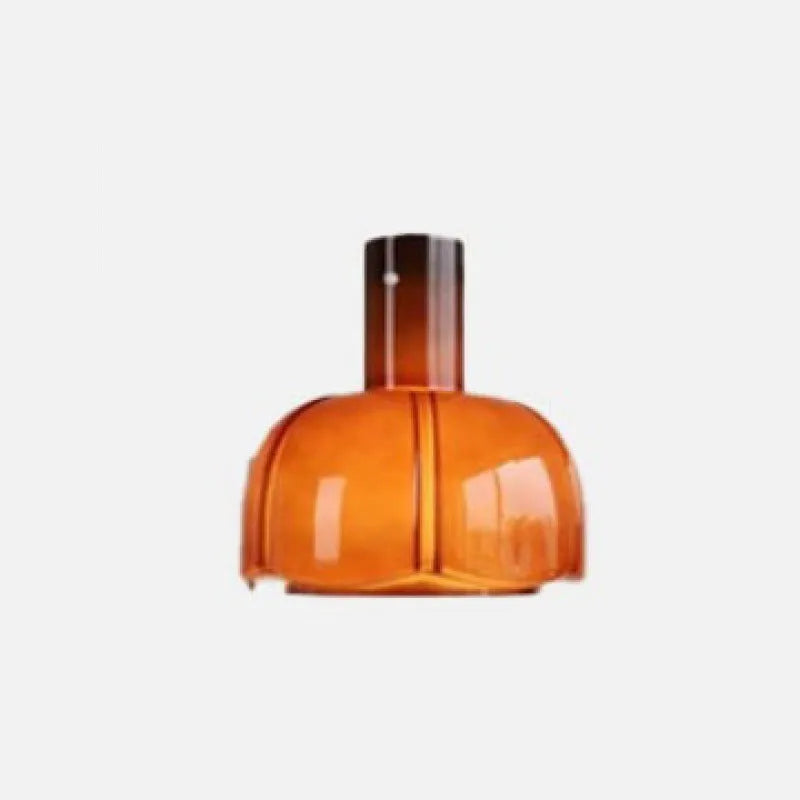 Medieval glass bud chandelier pendant light in beige, caramel, emerald green, light pink, milky white and orange colours for dining room