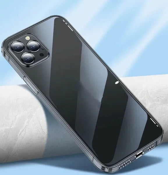 Customised acrylic couple design silicone rubber phone case for iPhone Xr