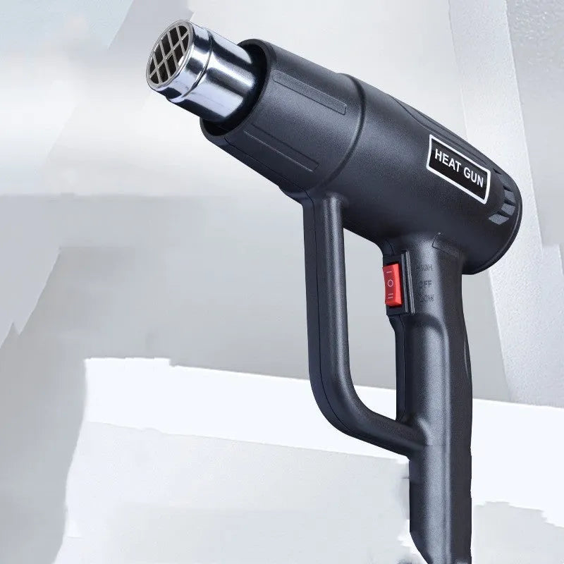 Industrial 2000W hot air tool with temperature regulation and grid air outlet design