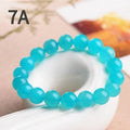 Polished natural Amazonite scattered beads in ice colours for bracelet making and jewellery design.