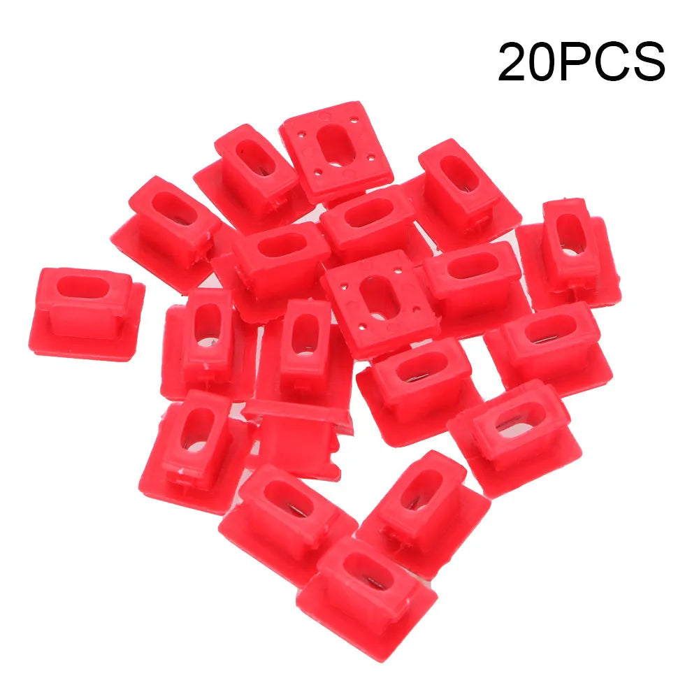 10 black plastic snap clips for BMW door walnut interior trim panel replacement