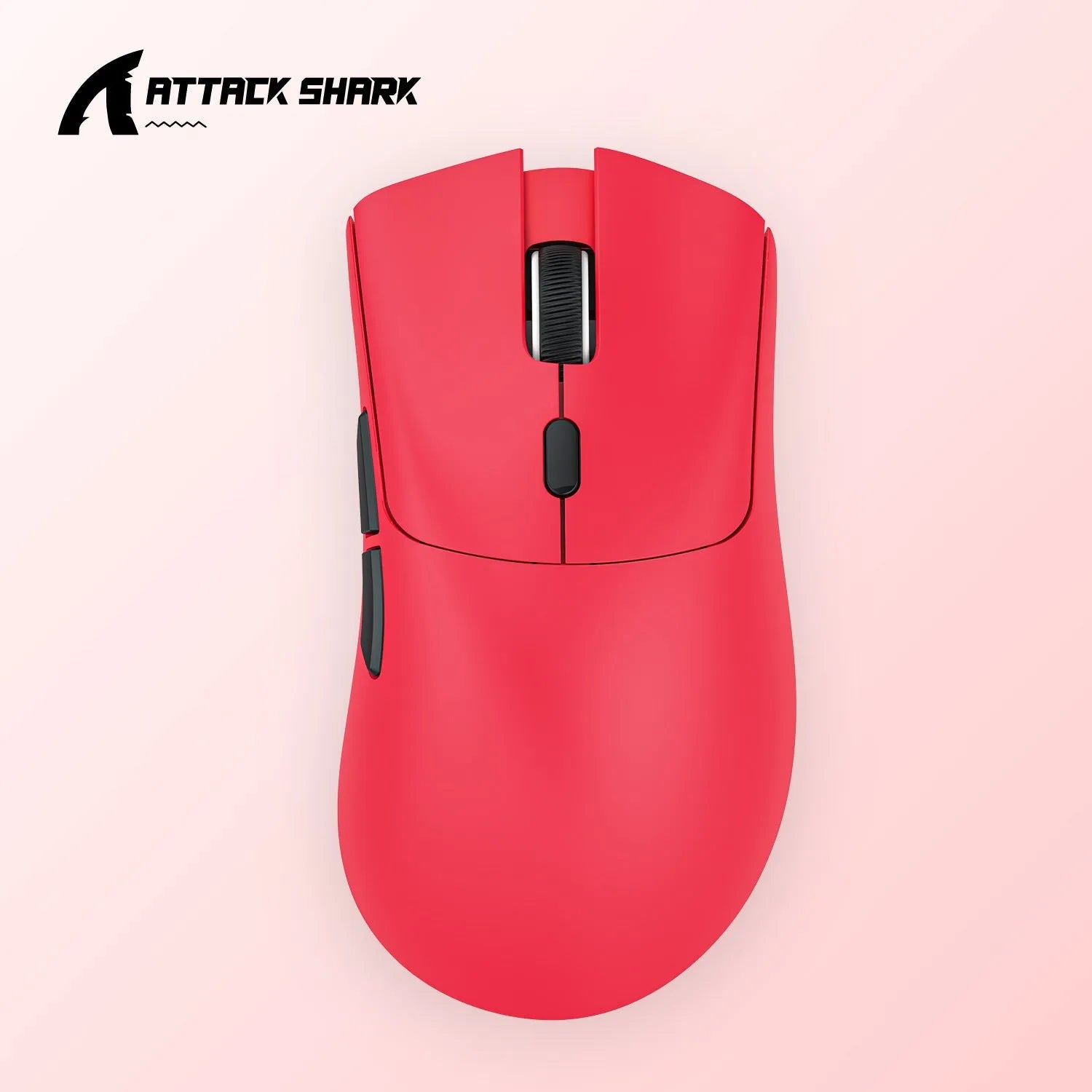 Attack Shark wireless Bluetooth triple-mode mouse in black, white and red colour options