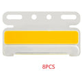 12V and 24V aluminium alloy COB LED truck side light in red, yellow, green, blue, and white colour options