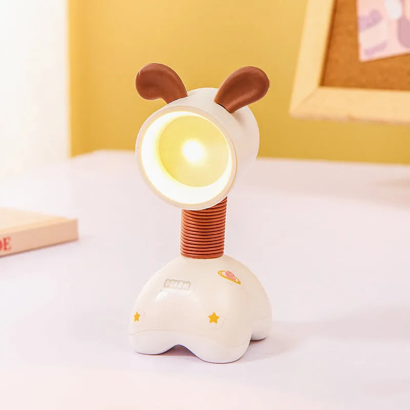 Creative DIY cartoon magnetic desktop night lamp in various colours with adjustable lighting