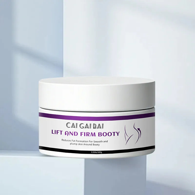 NDC 100g hip lifting and firming cream in packaging for home fitness use.