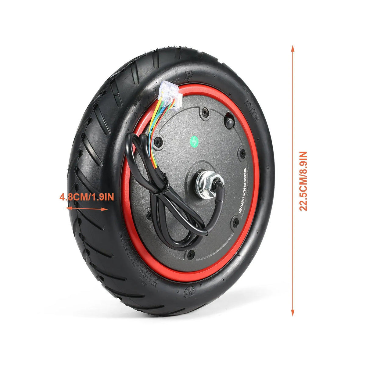 8.5 inch solid rubber tyre for 350W electric scooter replacement