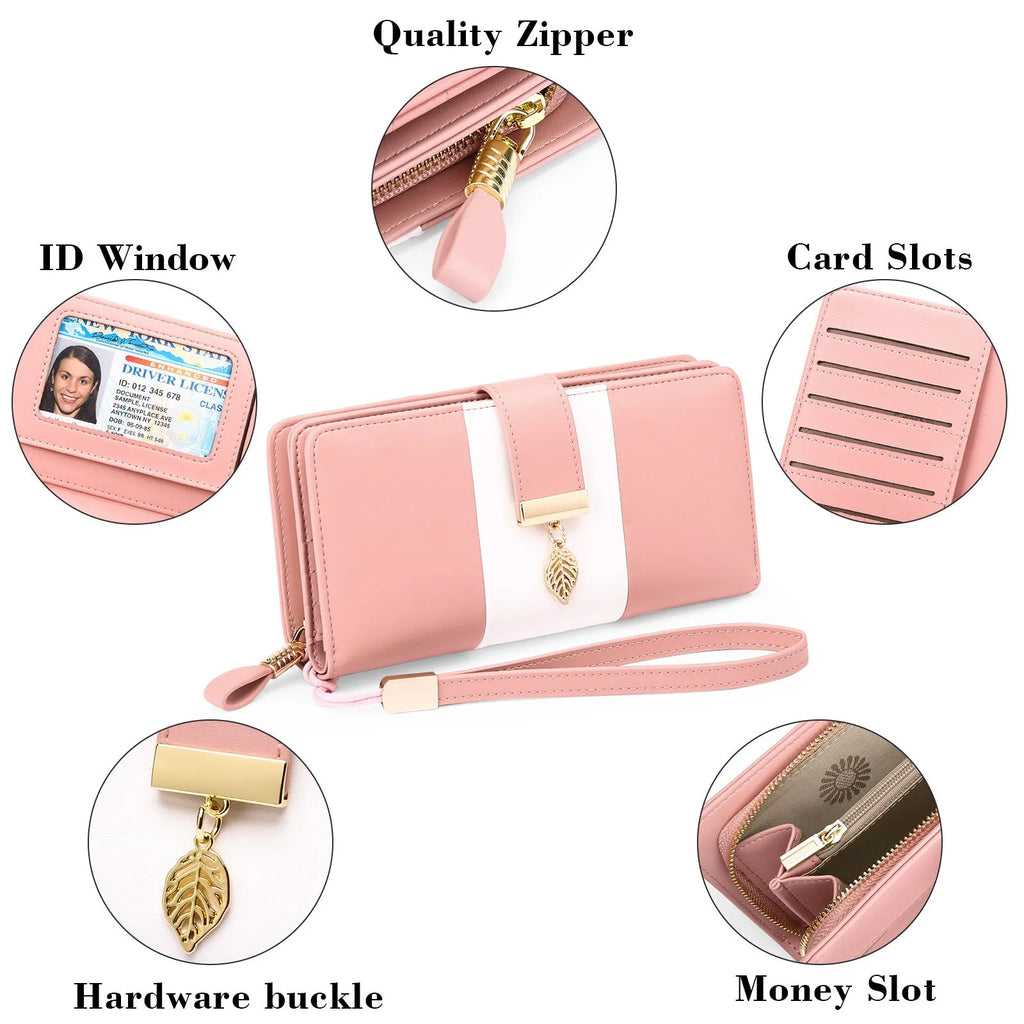 Lock-opening anti-theft clutch handbag in PU leather with microfiber lining, shown in caramel colour