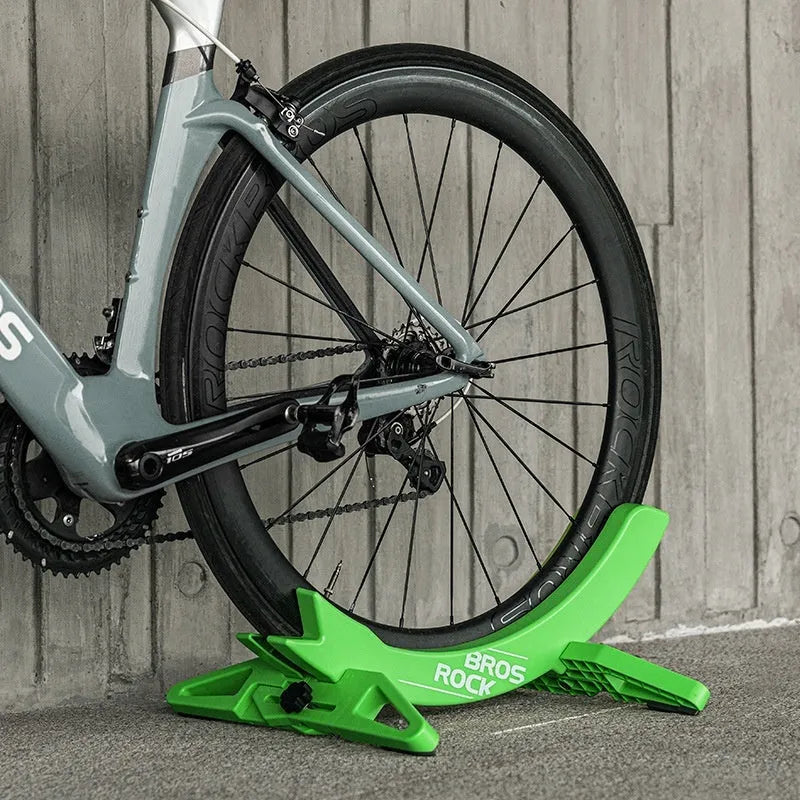 Black ABS plastic bicycle parking rack holder with fixed bracket mount